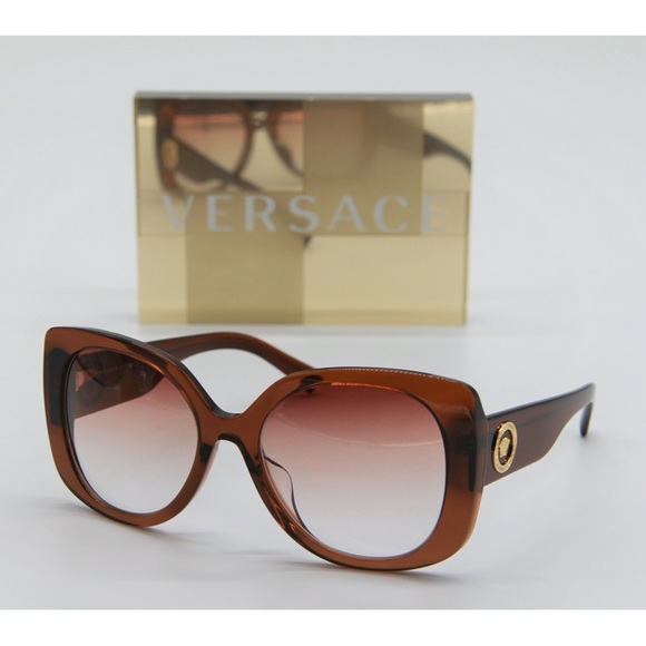 NEW VERSACE VE4387F 5324/0P OVERSIZED WOMEN’S SUNGLASSES MOD 4387-F - Picture 1 of 10